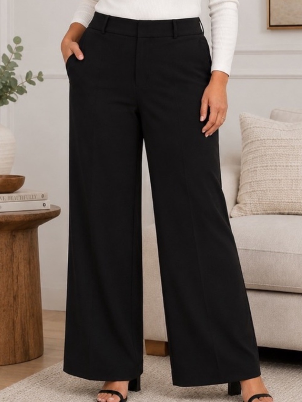 Wide Leg Dress Pants